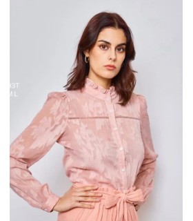 Blusa rosa vintage